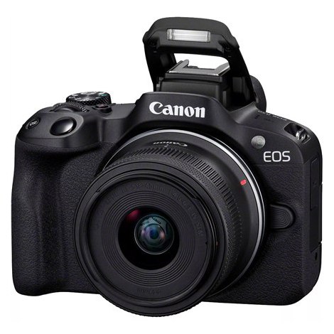 Canon EOS | R50 | RF-S 18-45mm F4.5-6.3 IS STM lens | Black - 3